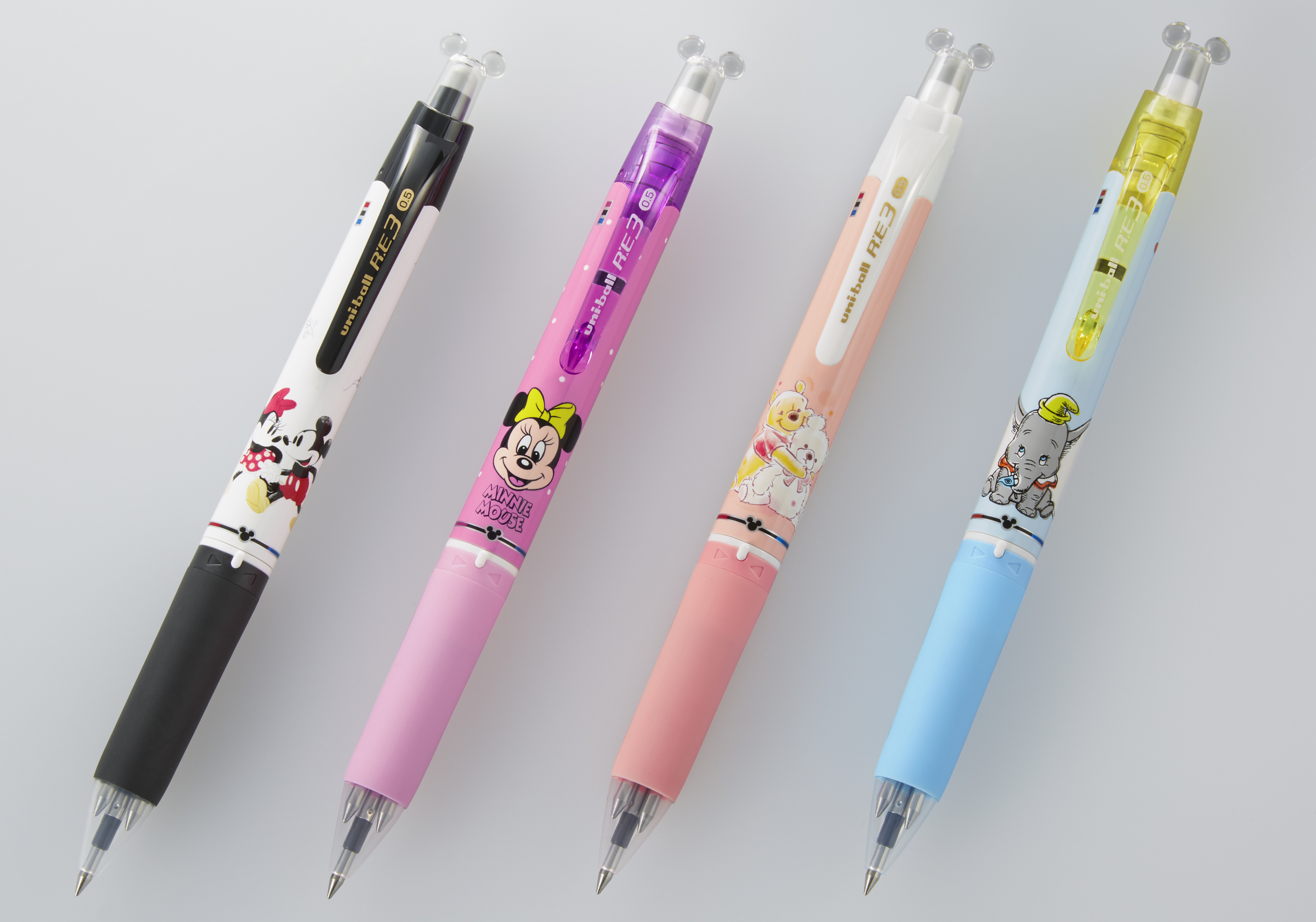 スリムなのに、インクたっぷり”消せる3色ボールペン<br/>『ユニボール