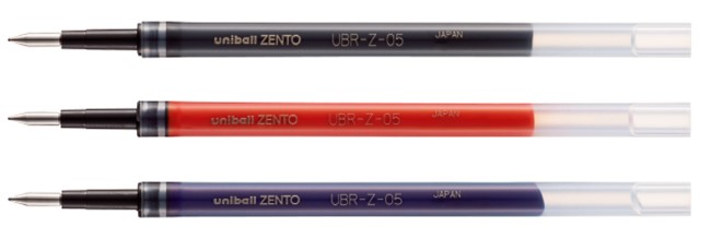 三菱鉛筆 - uniball ZENTO Signature model 2本セット Mitsubishi Pencil uniball ZENTO signature model set - Silver