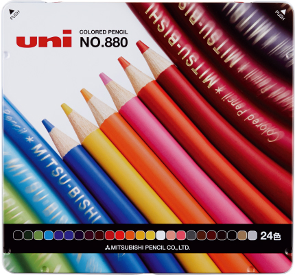まとめ） 三菱鉛筆 色鉛筆880級 ちゃいろK880.21 1ダース 〔×10セット