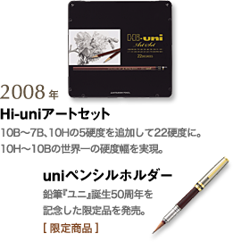 240c - ユニの歴史 | 三菱鉛筆株式会社