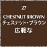 27.CHESTNUT BROWN チェスナット・ブラウン 広範な