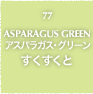 77.ASPARAGUS GREEN アスパラガス・グリーン すくすくと