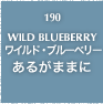 190.WILD BLUEBERRY ワイルド・ブルーベリー あるがままに