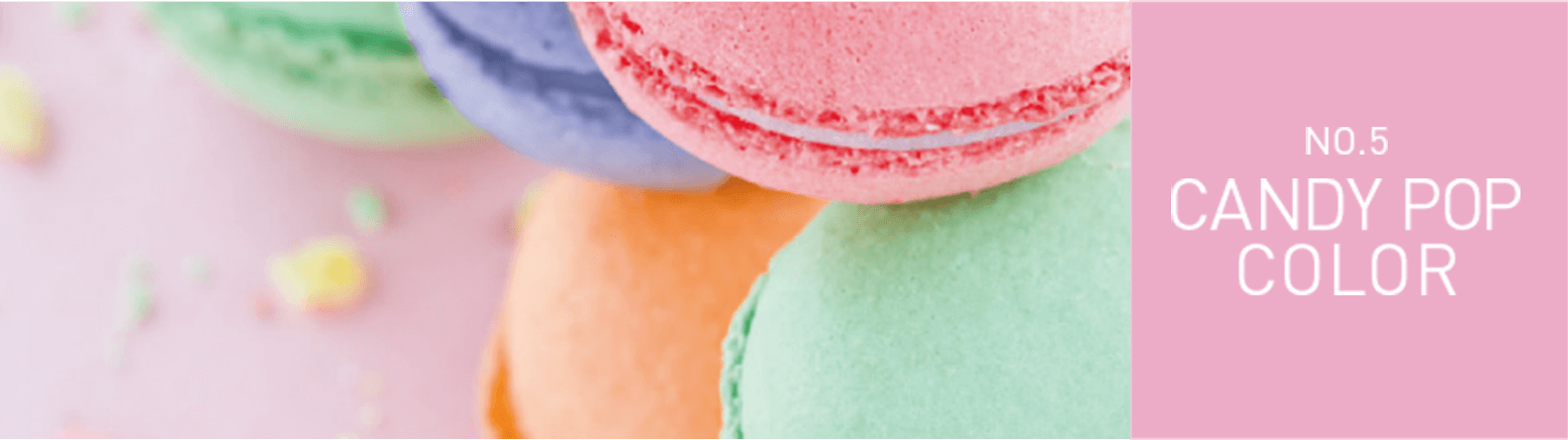 candy pop color banner